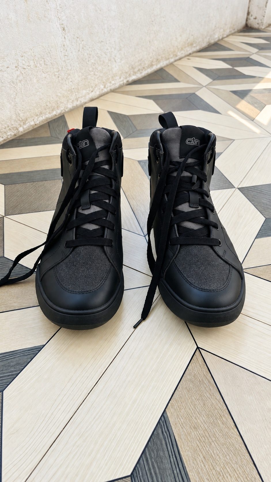 Clan Motorcycle Riding Boots – Size 8 - image 1