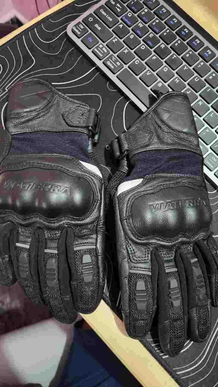 Viaterra Holeshot Summer Mesh Hybrid Gloves - Black 2