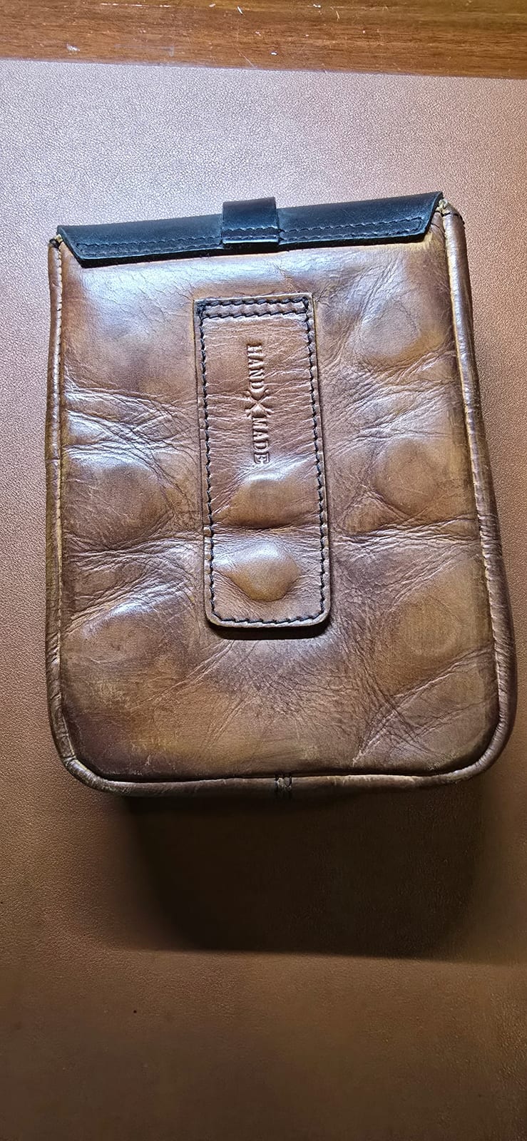 Tripmachine leather tank bag  2