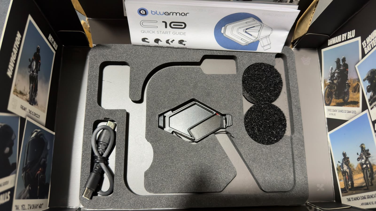 Bluarmor C10 intercom 2