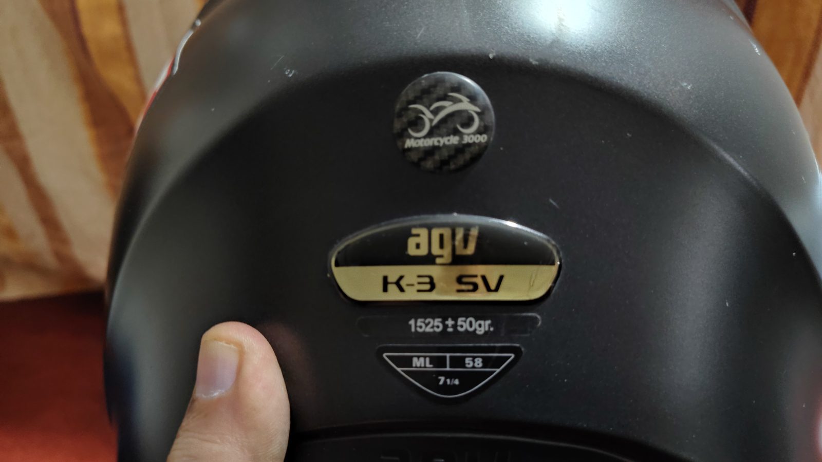 Great price - AGV Helmet Black used but in very good condition  3