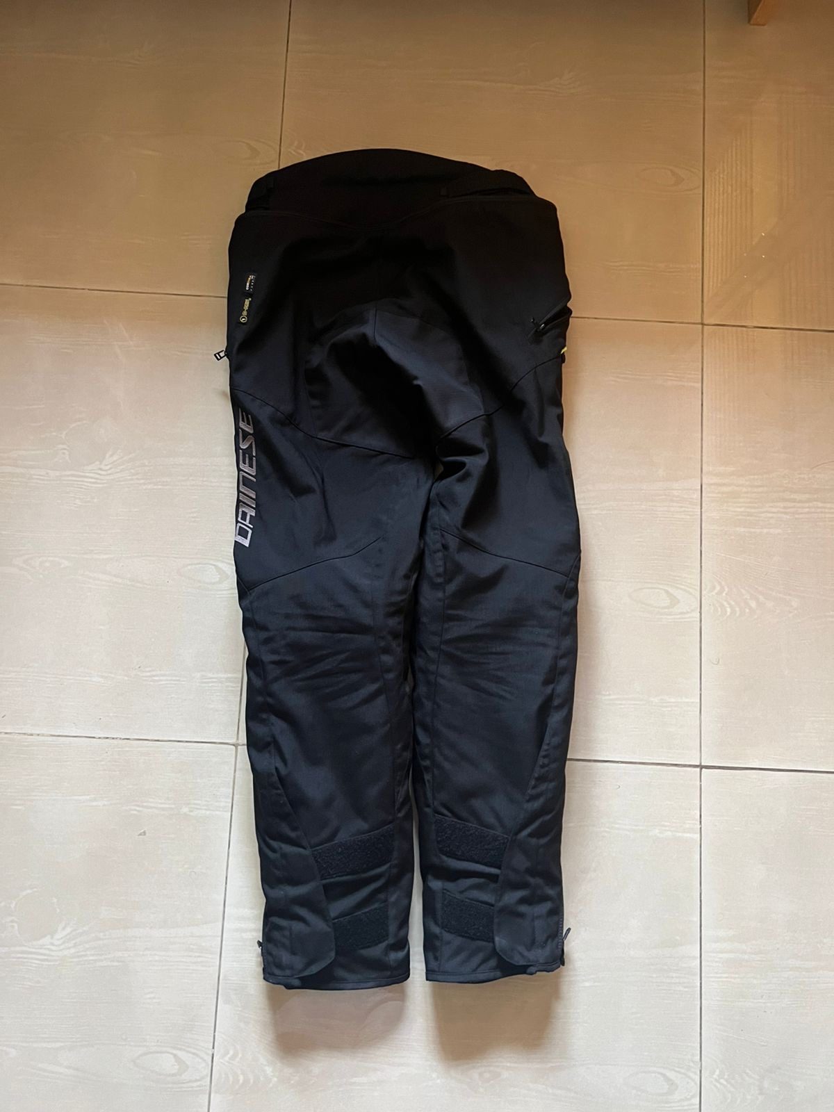Dainese Tempest 2 D-DRY Pants Black Black Fluro Yellow 2
