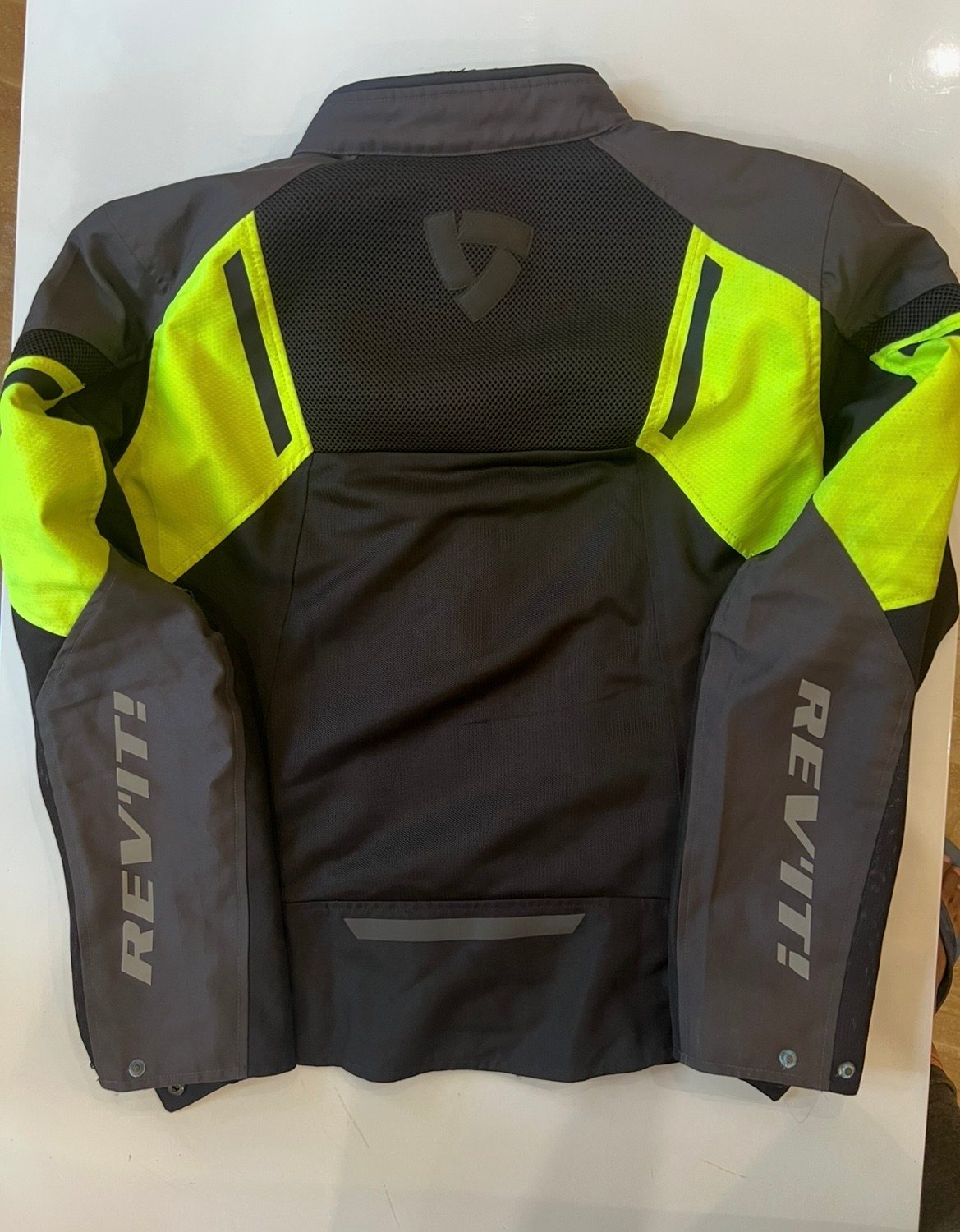 REV'IT! GT-R AIR 3 MESH JACKET - BLACK NEON YELLOW XL SIZE 2