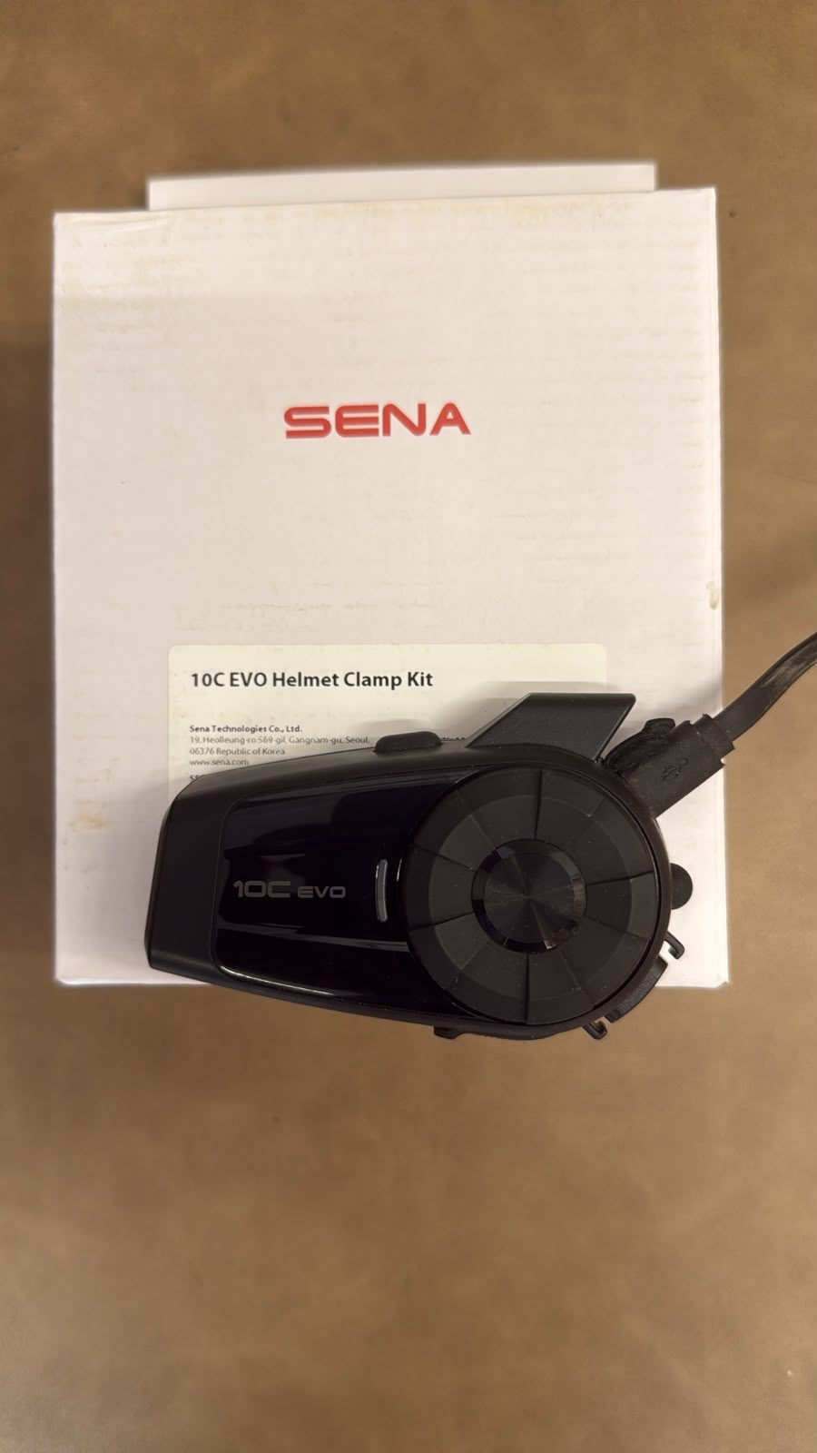 Sena 10C EVO Motorcycle Helmet 4K Camera Bluetooth Intercom Headset 3