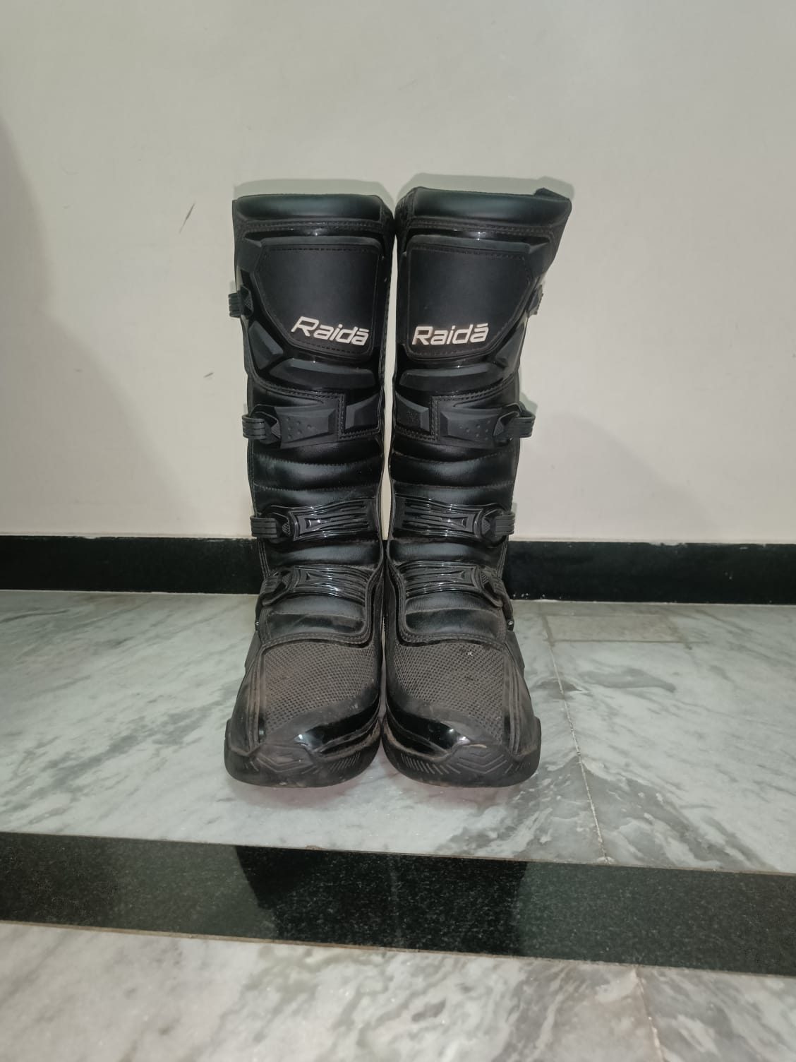 Raida TrailCraft Motorcycle Black Riding Boots 2