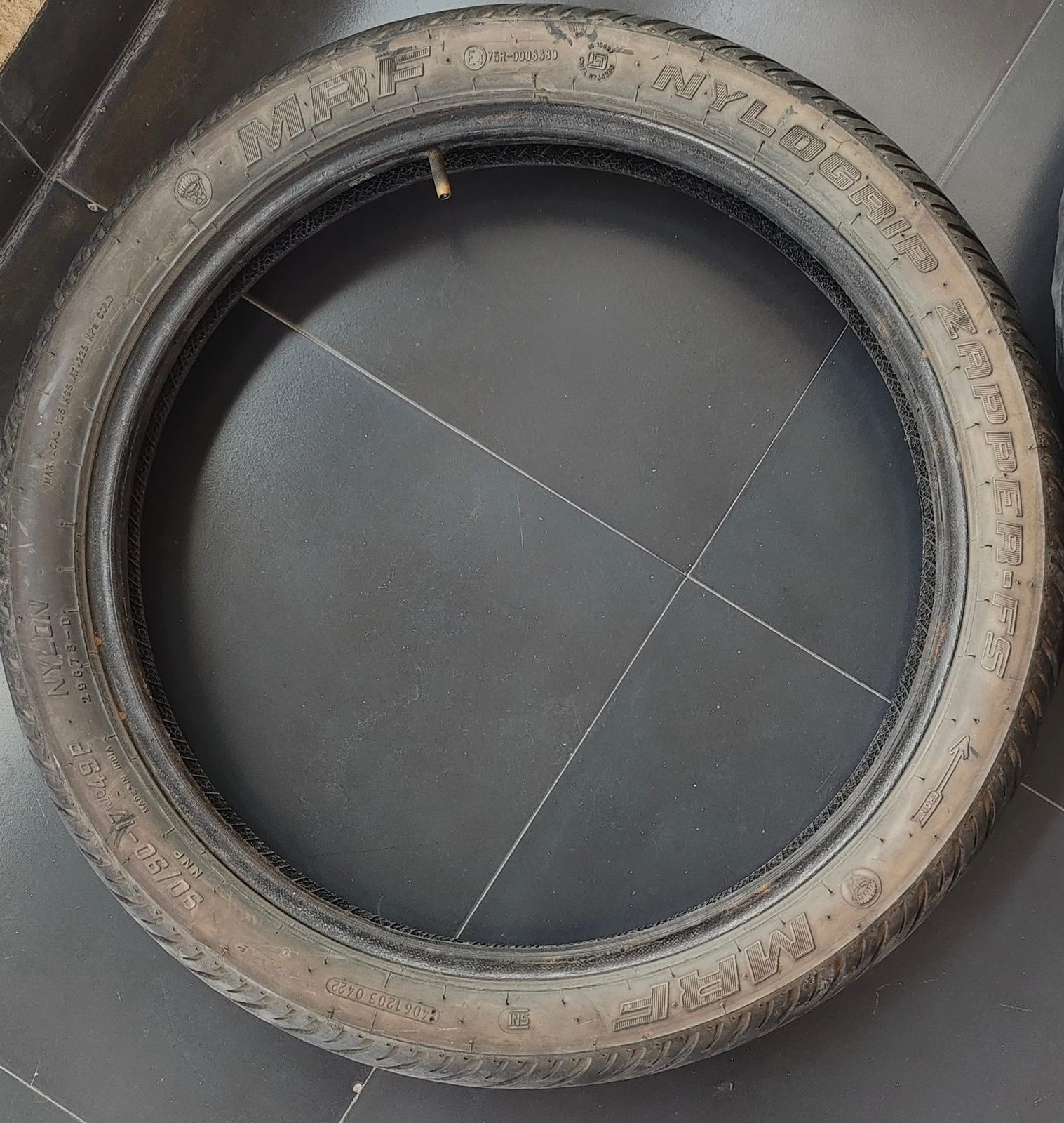 Bajaj avenger 220 MRF tyres front and rear 2