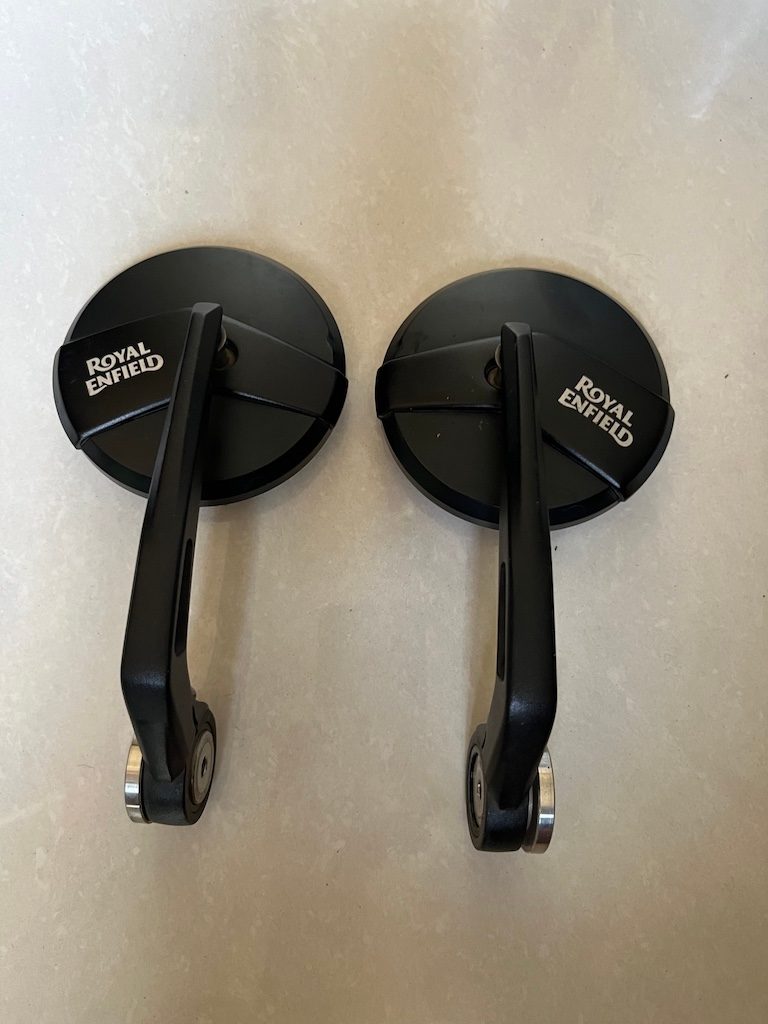 Bar end mirrors with mount 2