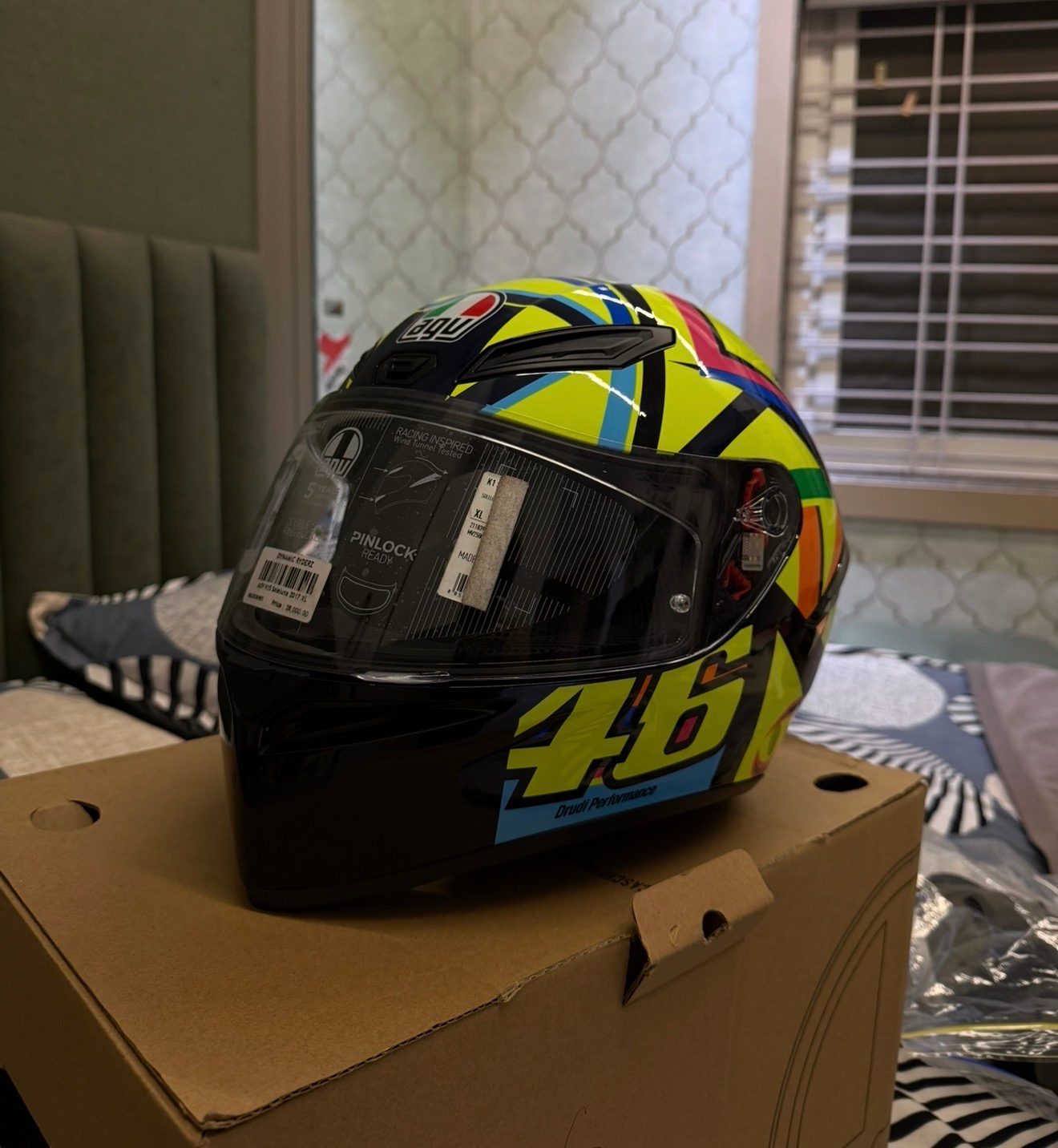 🔥 AGV K1S  Soleluna VR46 Helmet – Brand New – XL 🔥 - image 1