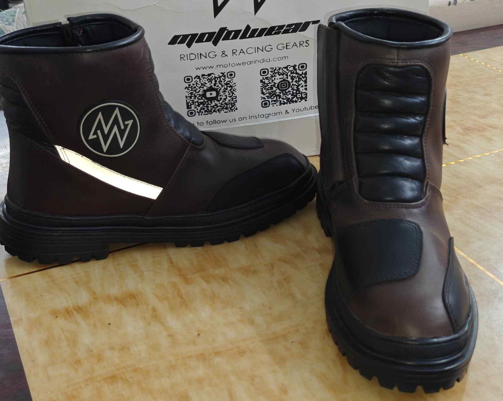 Moto Wear Riding shoes Size 42. Leather 2