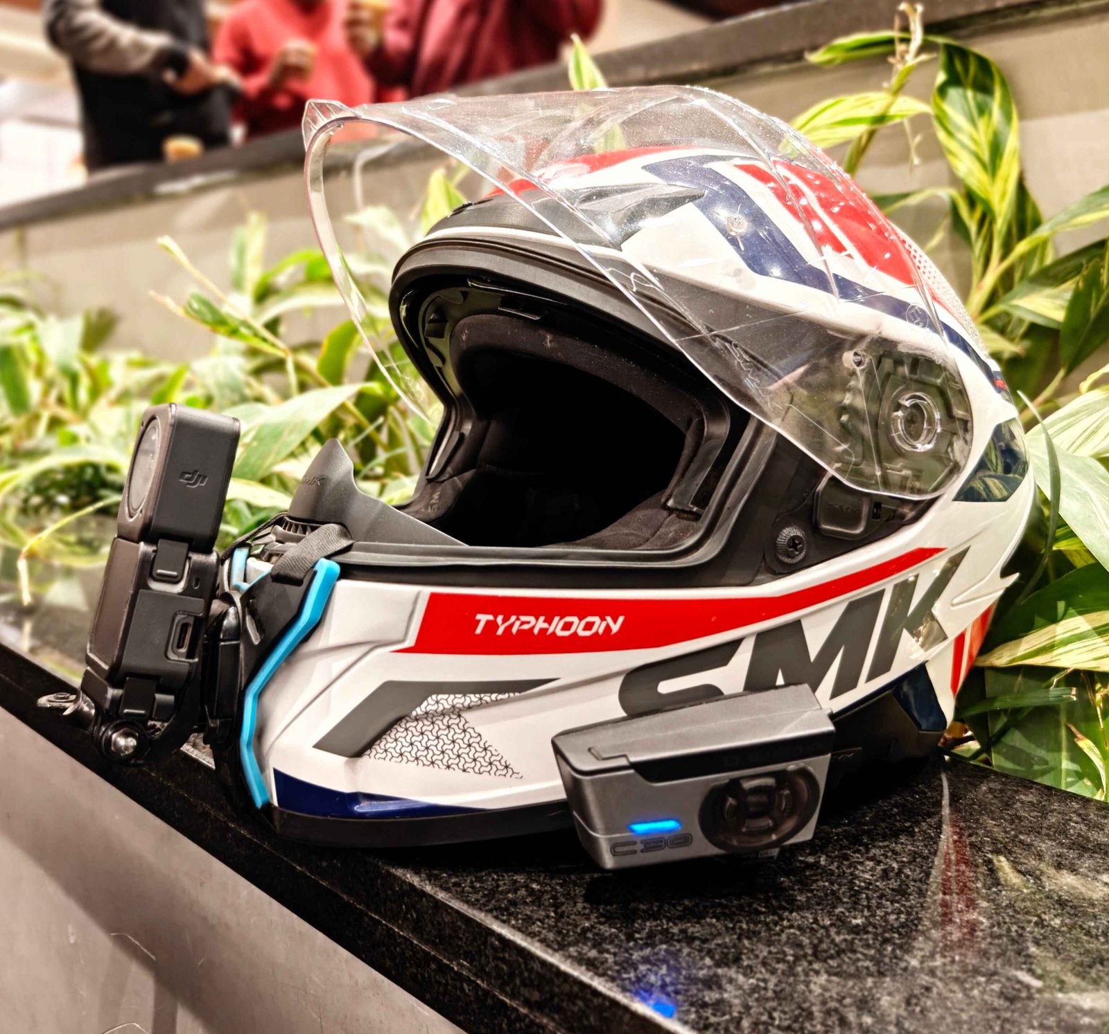 SMK typhoon helmet  - image 1