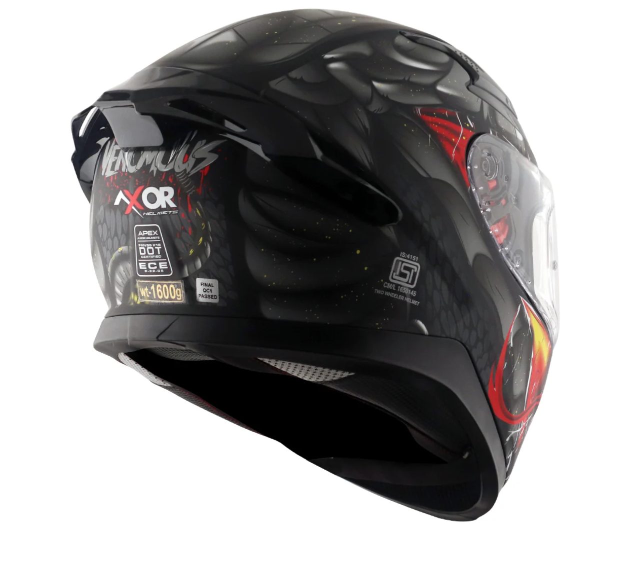 Unused Axor Apex Venomous Helmet – Brand New (with Extras!) : GLOSSY FINISH 2