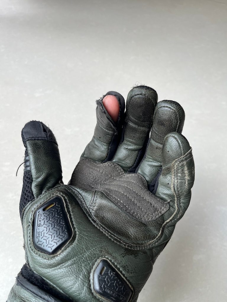 Leather Gloves with Knox Protectors 3