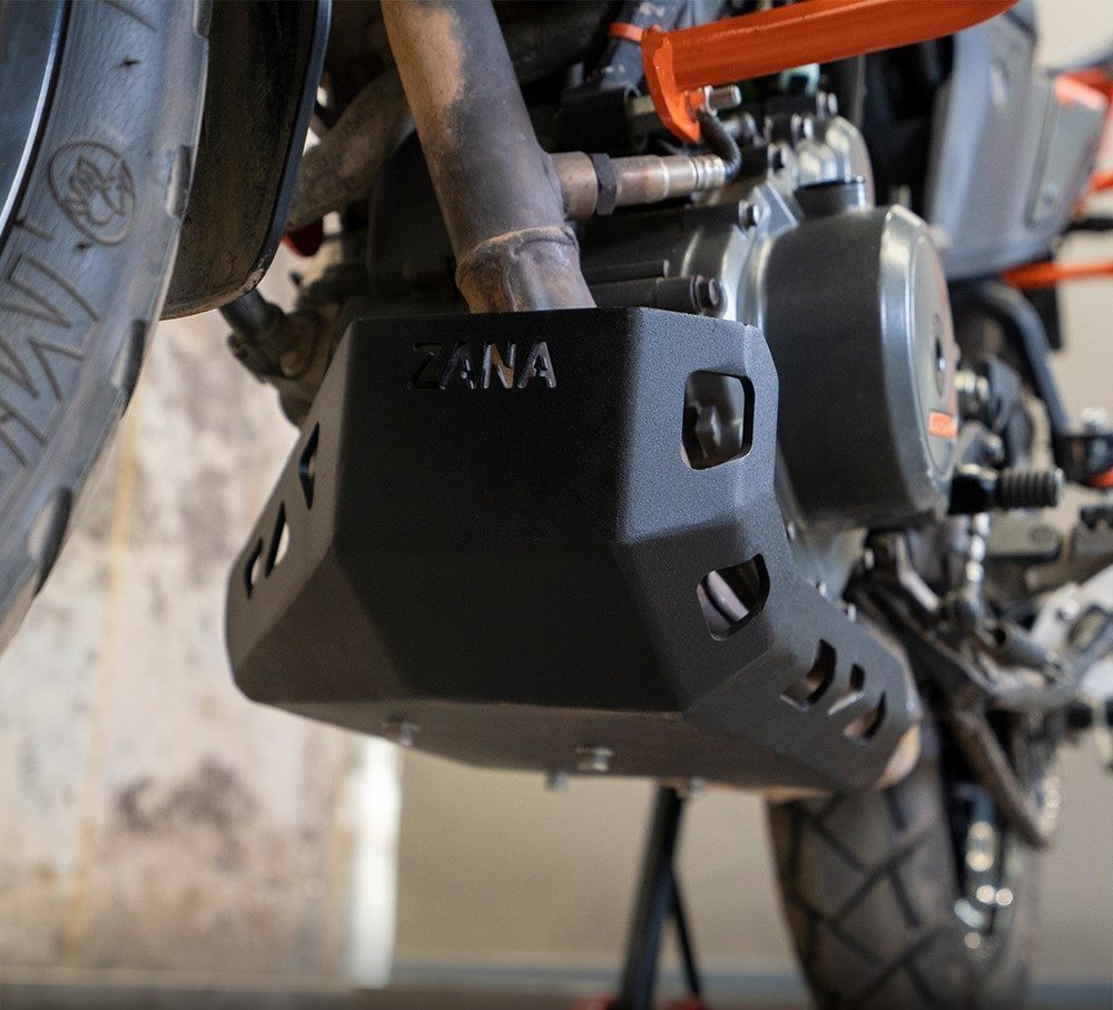 KTM 250, 390X, 390 Adventure Bash Plate / Sump Guard. 3