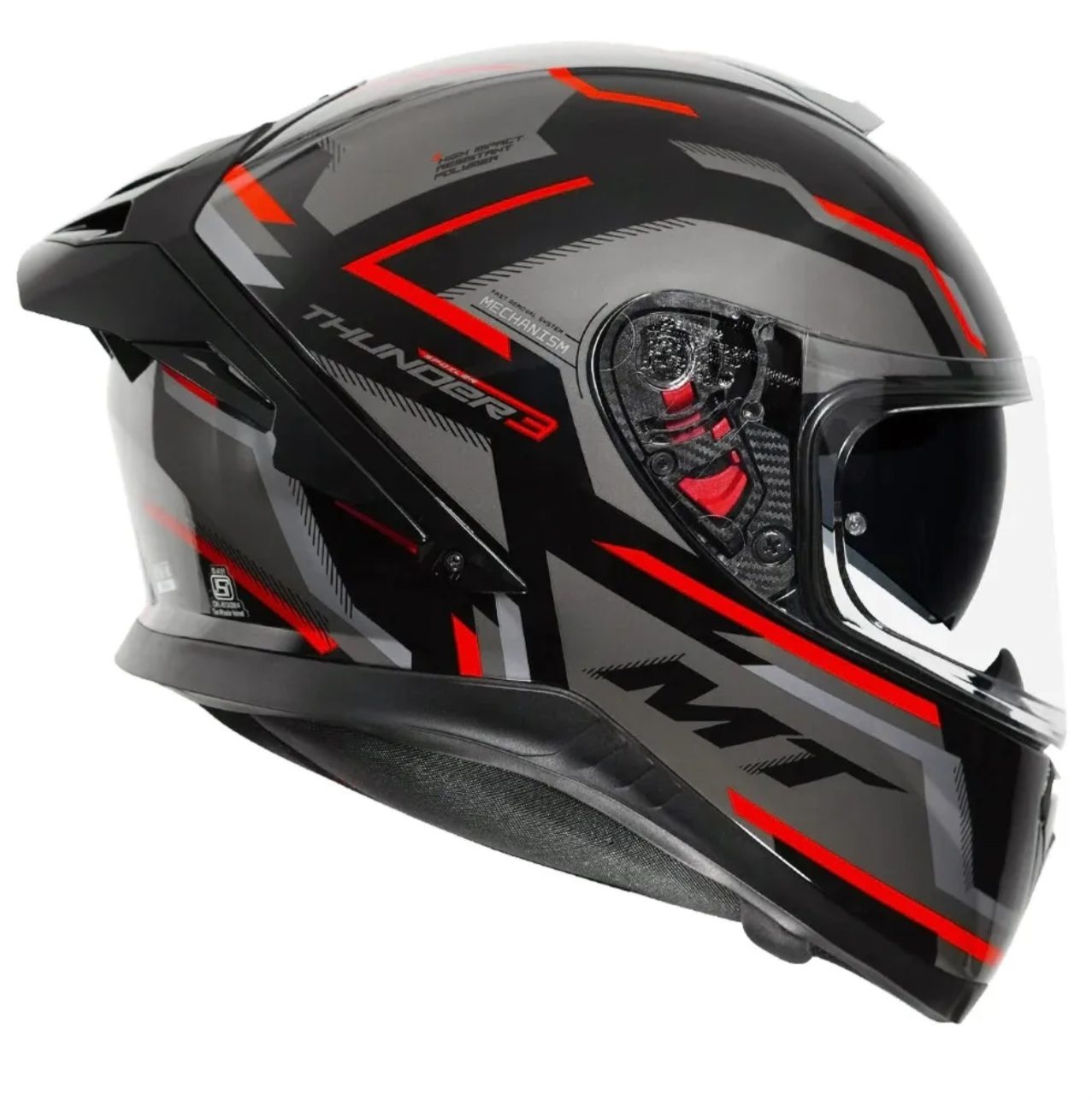 MT THUNDER3 PRO BLAZE HELMET (Black) 3