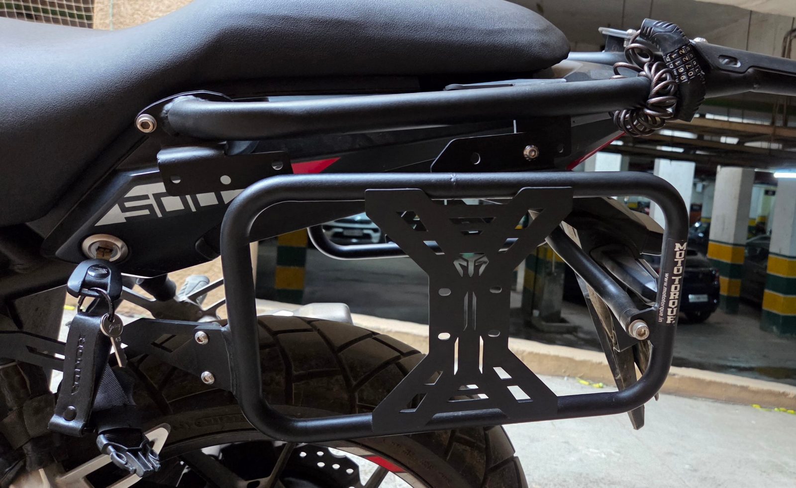 Top rack and Saddle stay fit Honda NX500 2