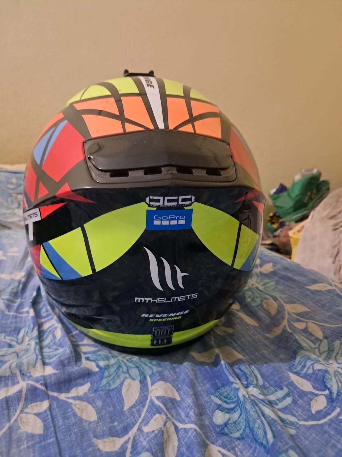 MT REVENGE speeding helmet with go pro mount 2