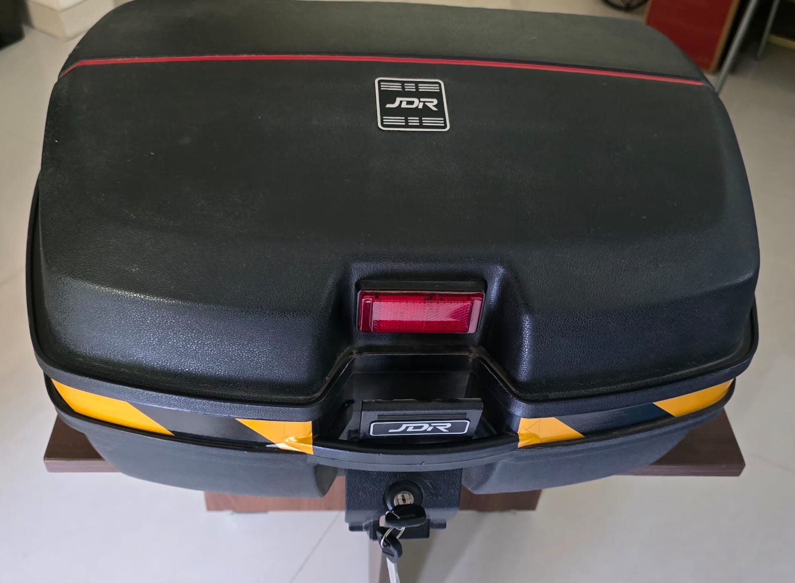 JDR fiber 45 ltr top box with soft cladding done inside  - image 1