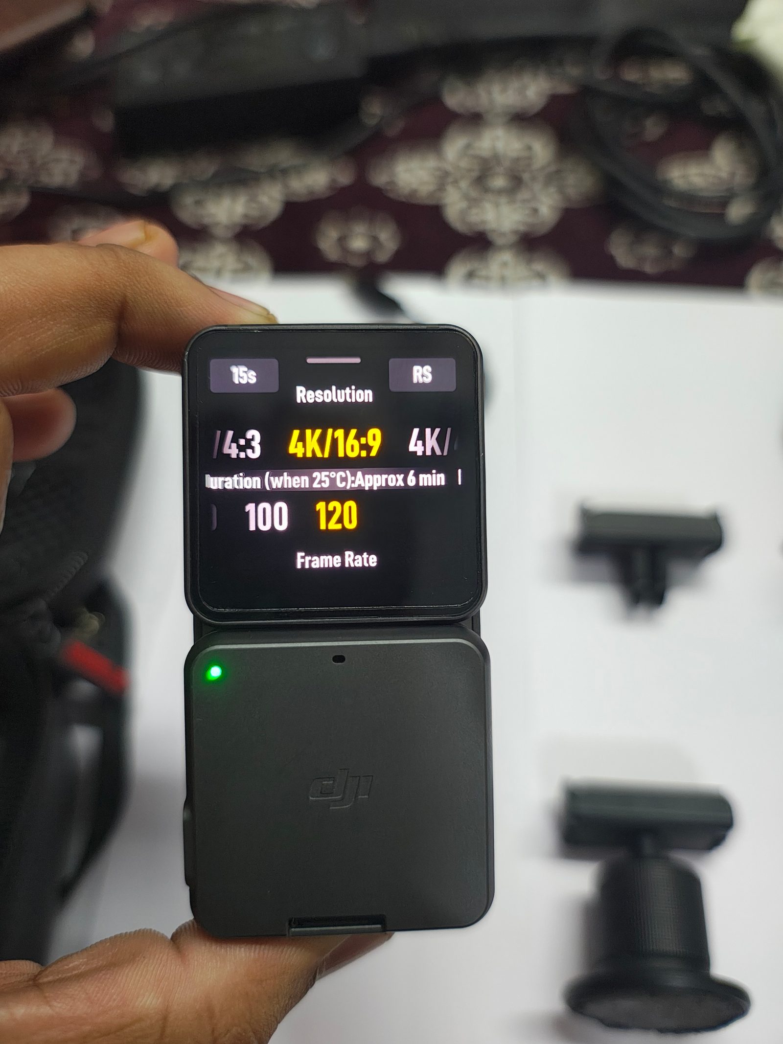 DJI Action 2 Dual Screen Combo | 4K 120FPS | Excellent Condition | ₹16,000 2