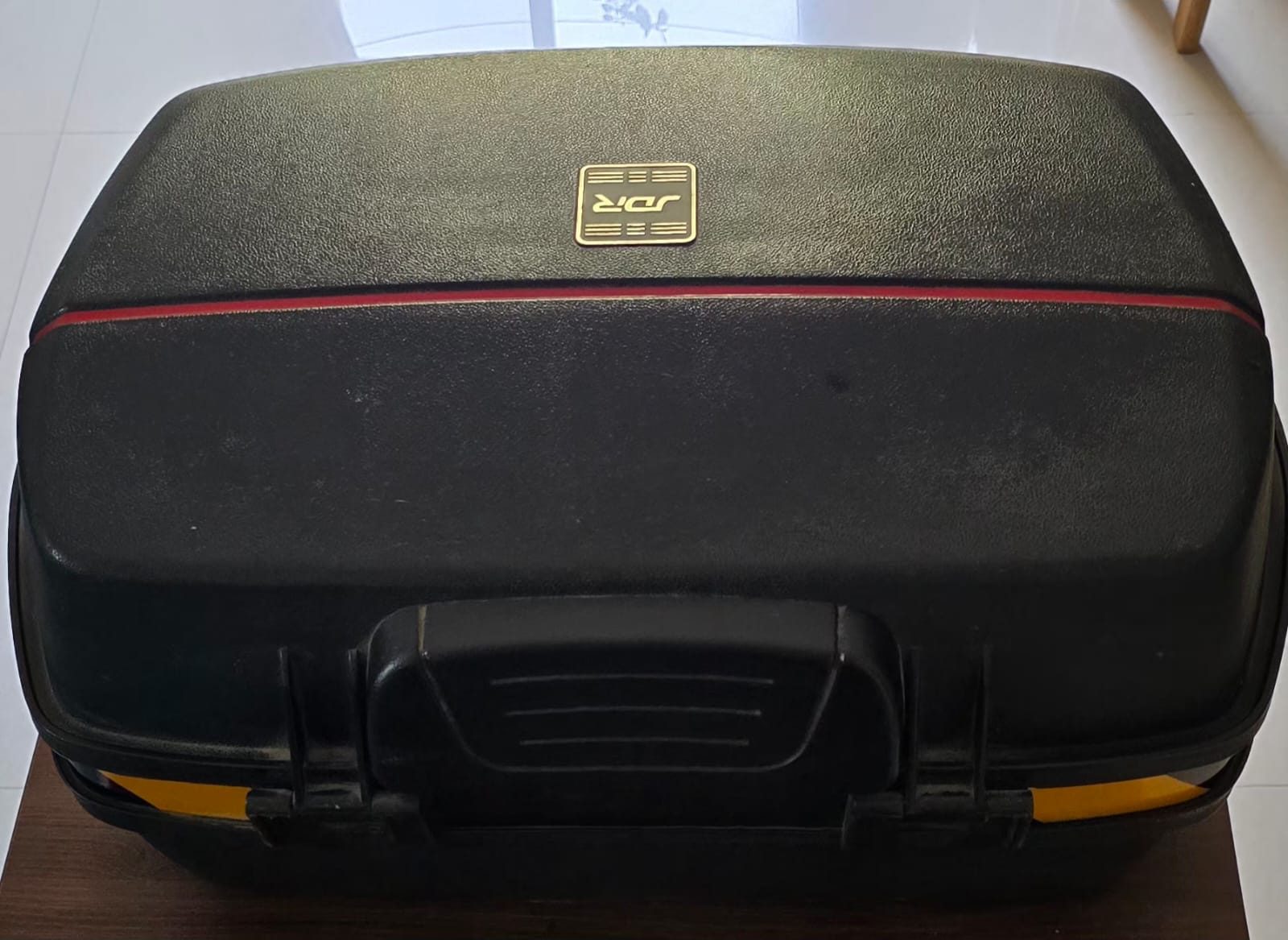 JDR fiber 45 ltr top box with soft cladding done inside 2