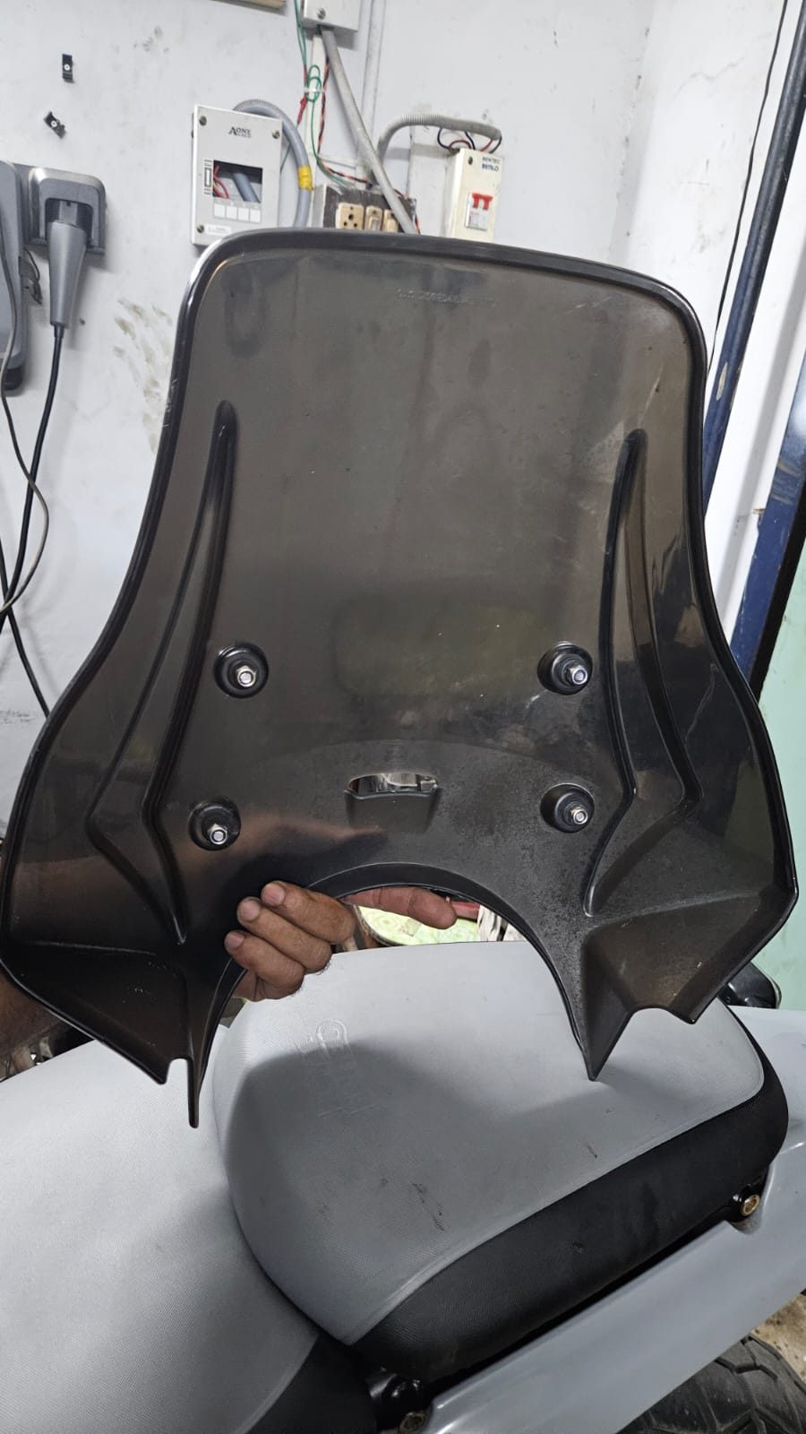 Carbon Racing Windshield for Himalayan 450 2