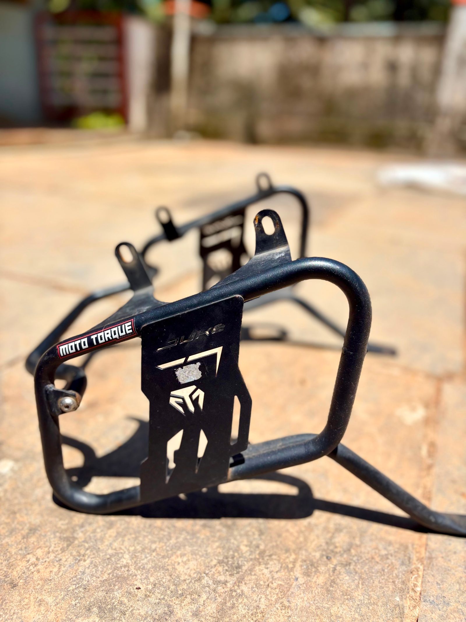 KTM Duke 250/390 MotoTorque Top Rack + Saddle Stay | 2 Months Used - image 1