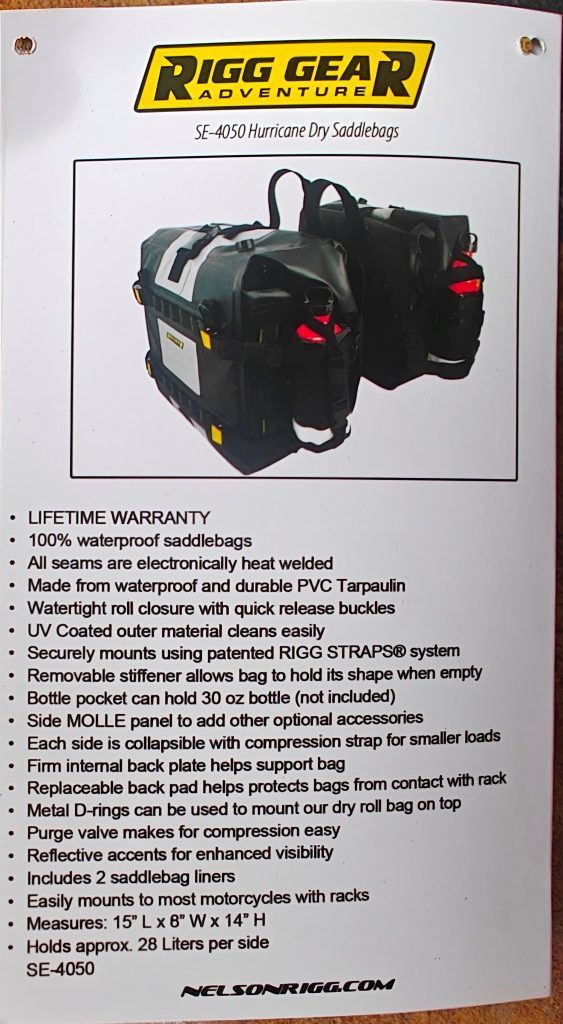 Nelson Rigg Adventure Hurricane Saddle Bag 2