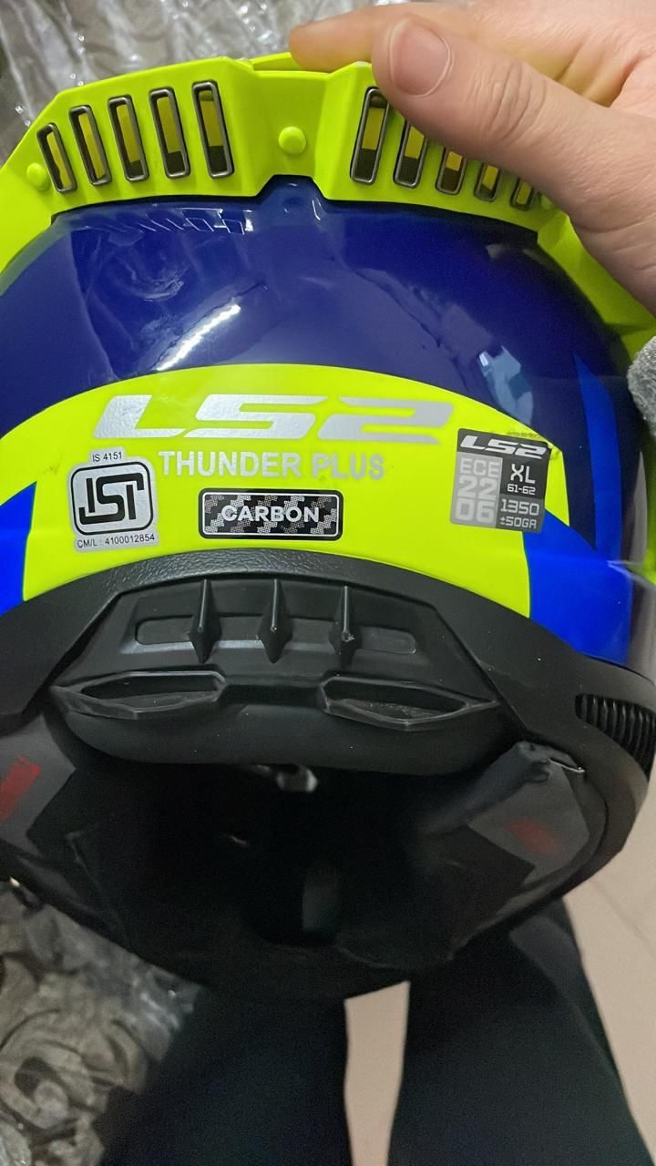 LS2 Thunder Plus Carbon Bluetooth Helmet 3