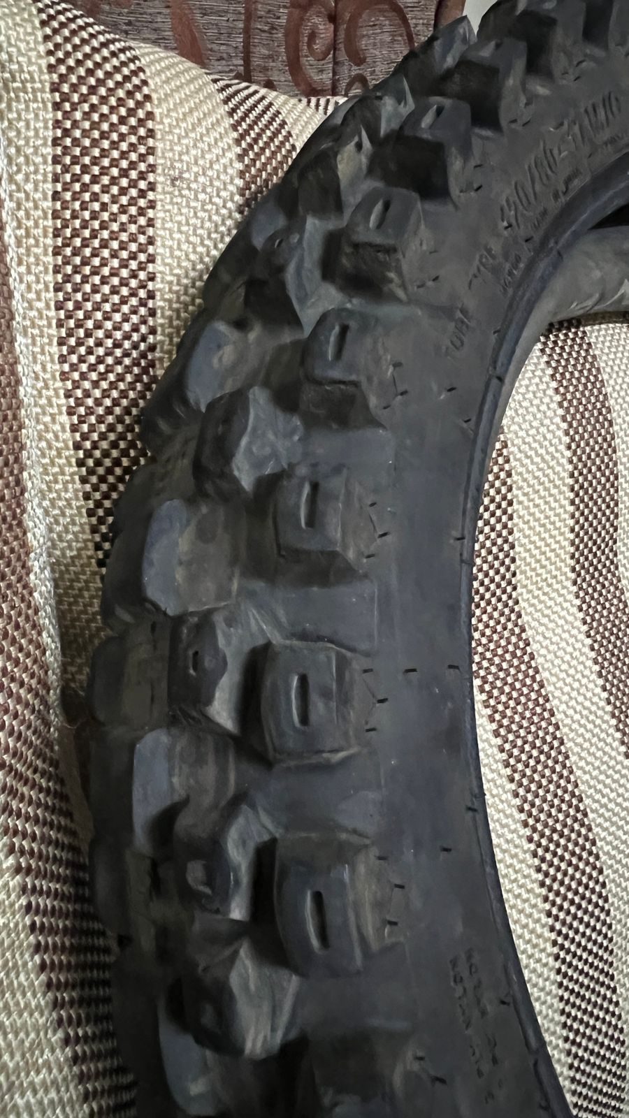 MRF mogrip mocross knobby rear tyre 120/80-17 3