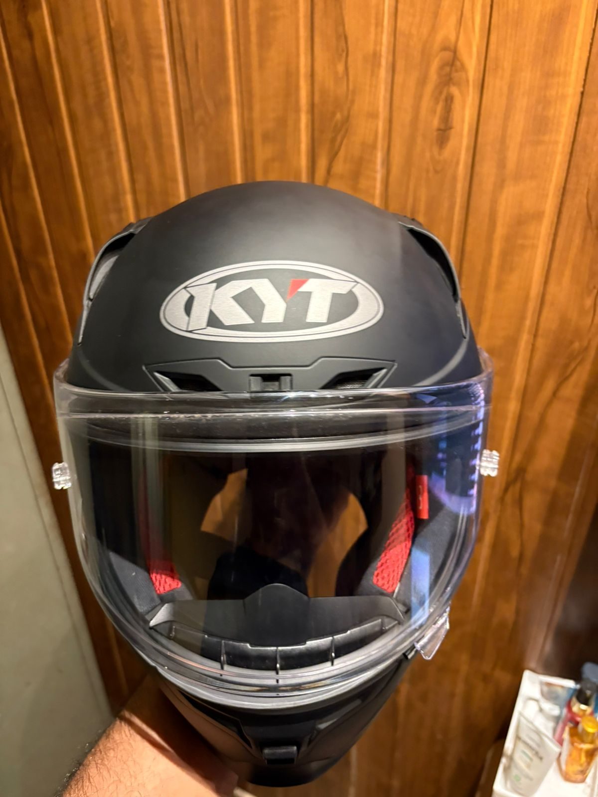 KYT STRIKER HELMET BLACK (Matt) XL - image 1