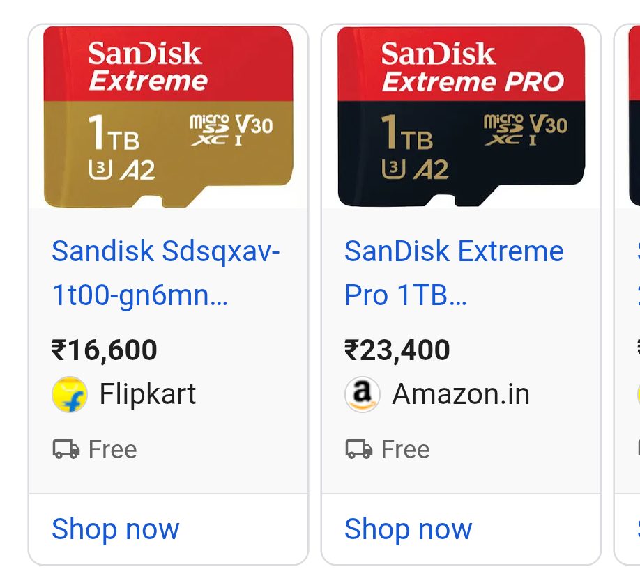 Sandisk Micro sd card for action cameras 2