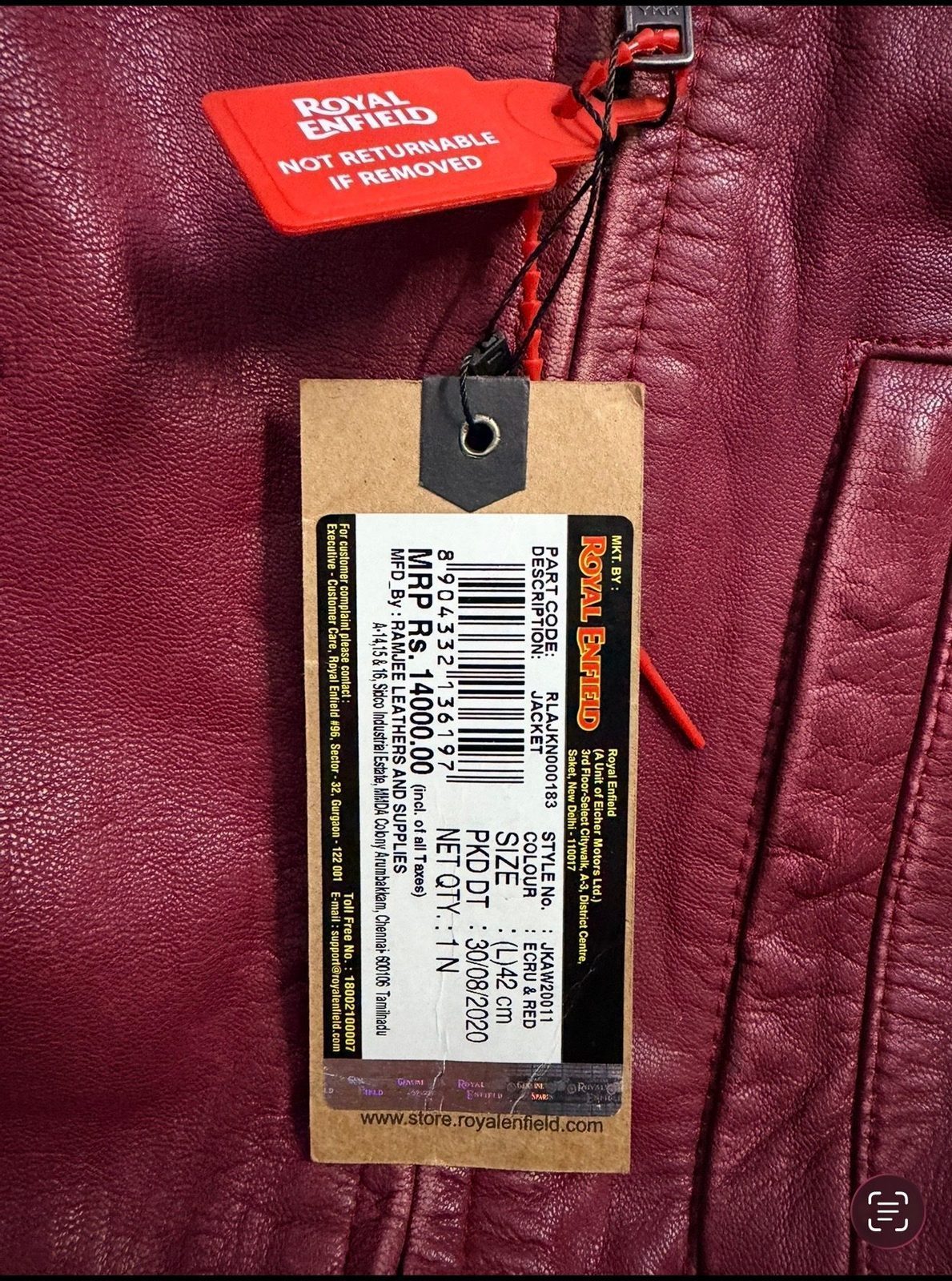 Riding jacket ( leather) - image 1