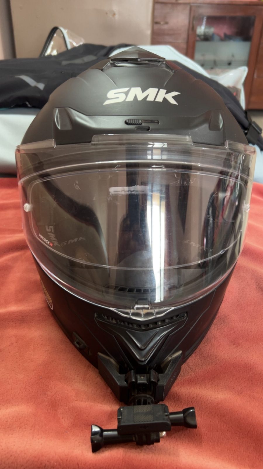 Smk typhoon helmet - matt black 2