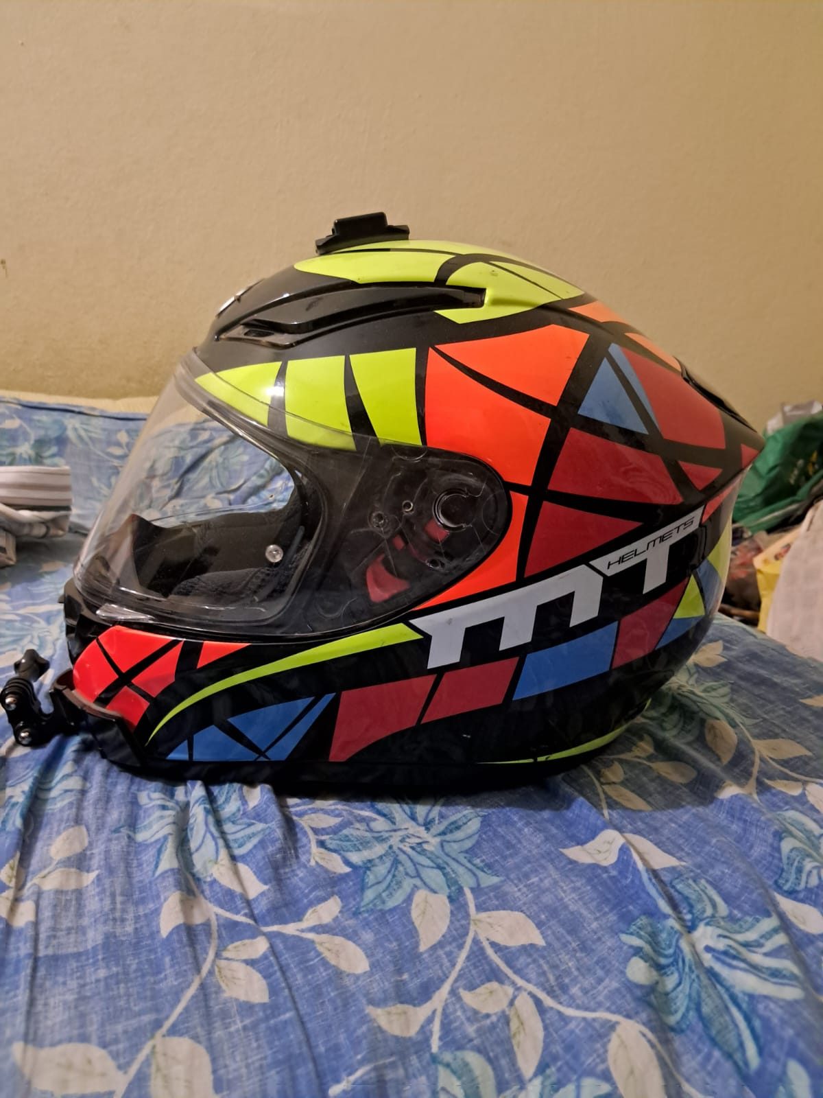MT REVENGE speeding helmet with go pro mount 3