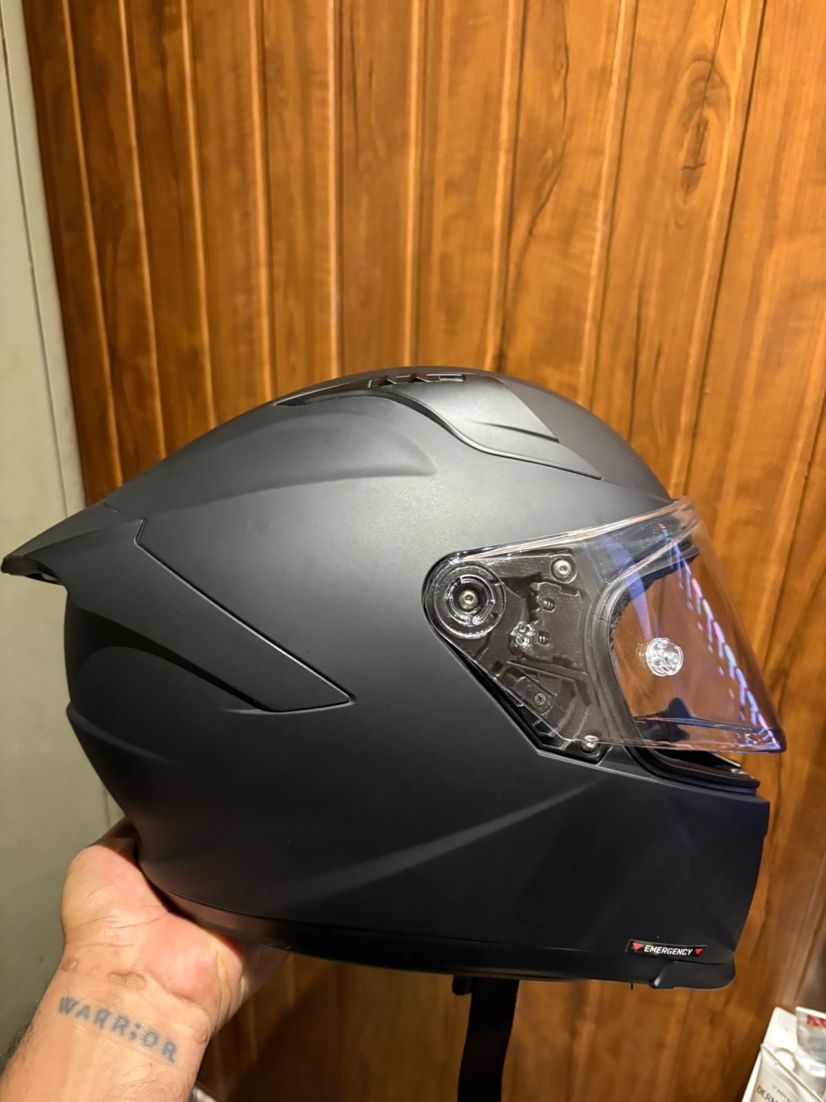KYT STRIKER HELMET BLACK (Matt) XL 2