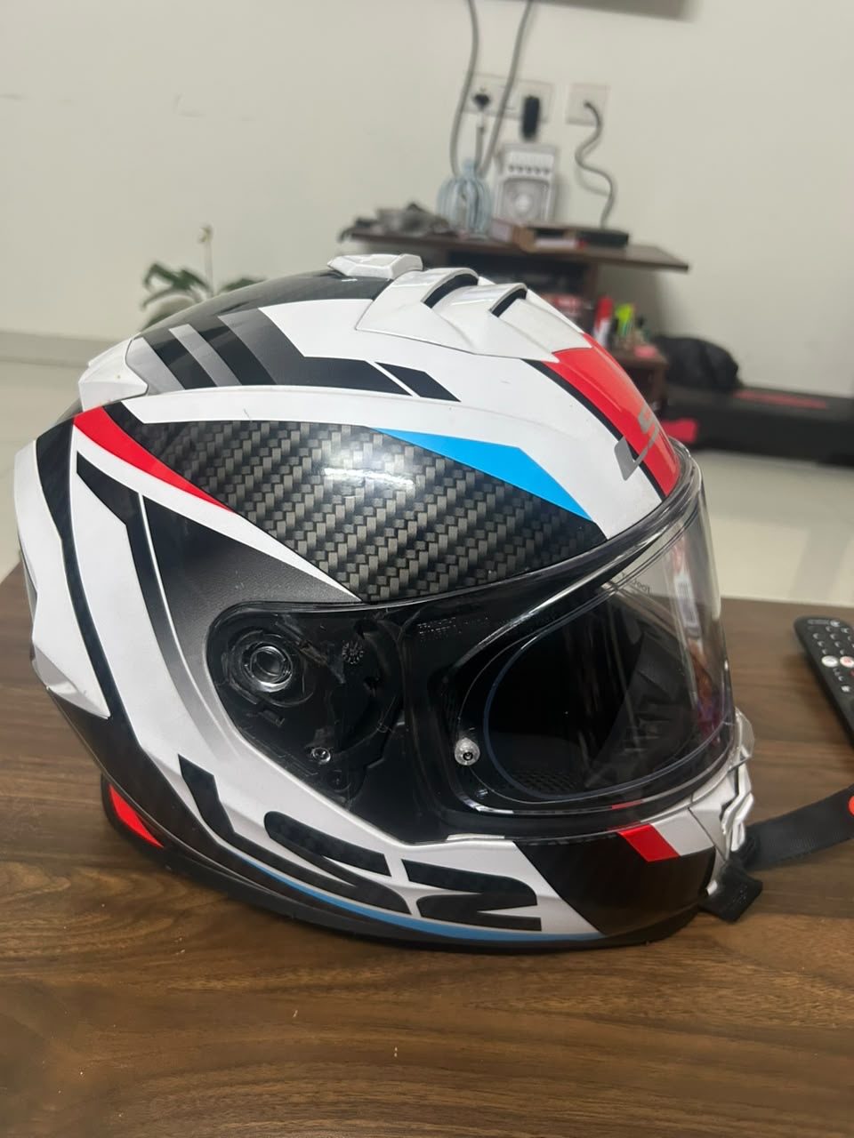 Ls2 storm 2 racer red blue 3