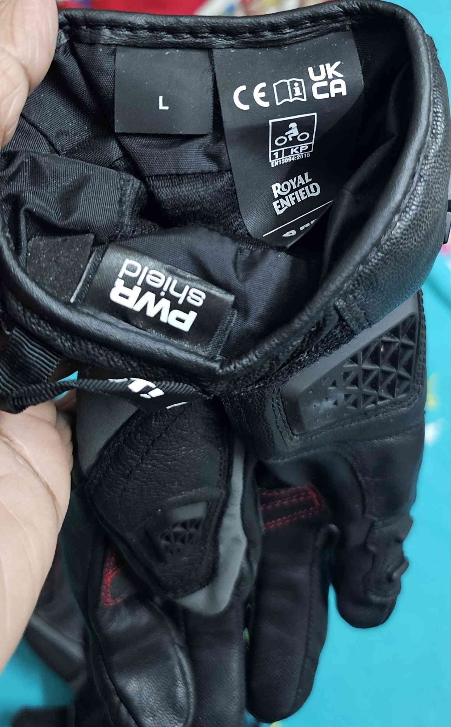 Royal Enfield X Rev'It Mens Darcha Black Riding Gloves 2